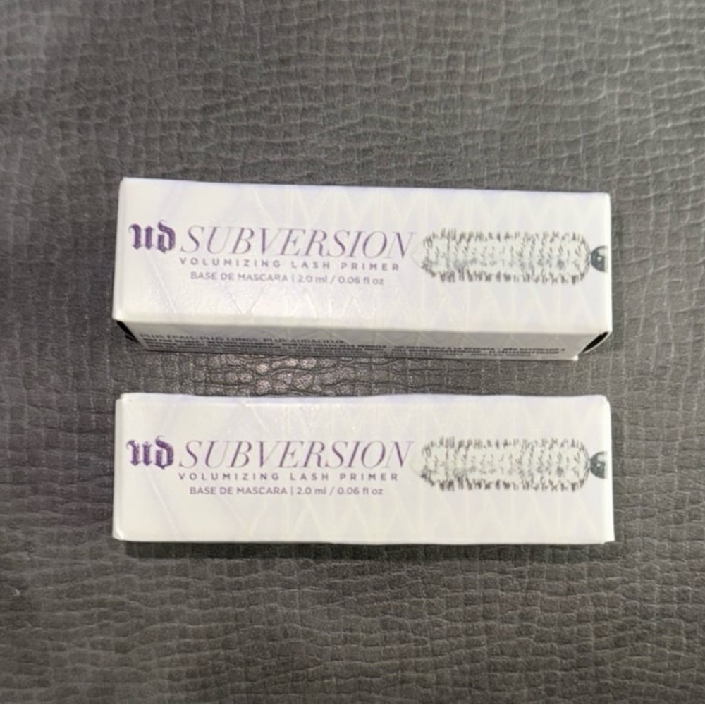 NIB Set of 2 Urban Decay Subversion Volumizing Lash Primer .06 oz